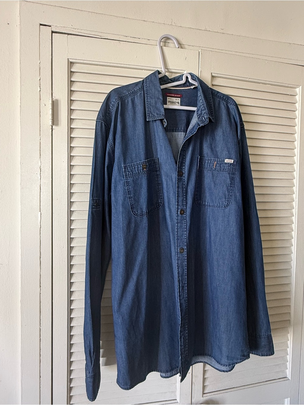 Men's Dark Blue Denim Shirt - jack and jones